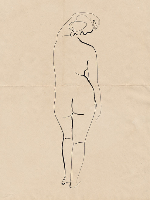 Nude on Vintage Paper 03