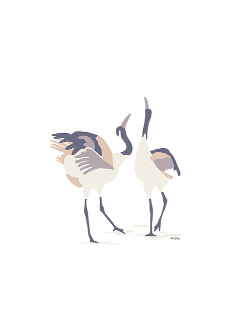 Two Pastel Birds