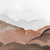 Watercolor Mountain Range