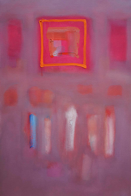 Figures in a Souk Lilac
