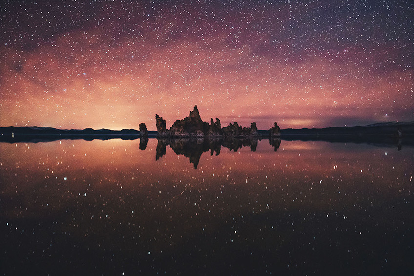 Night Monuments, Mono Lake, California