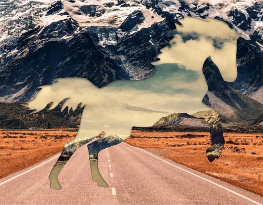Mustang Dream Collage
