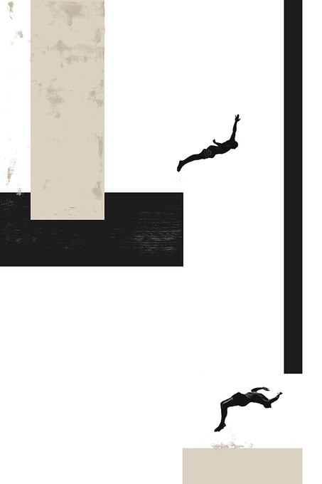 Vintage Geometry Divers A