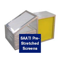 SAATI Mesh Pre-Stretched Screens