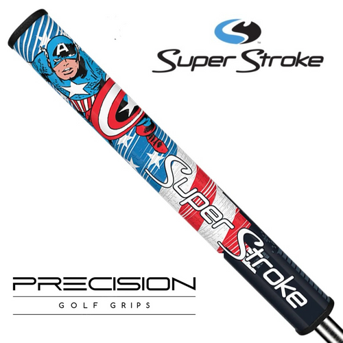 SUPERSTROKE MARVEL CAPTAIN AMERICA TOUR 2.0 PUTTER GRIP
