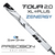 SUPERSTROKE ZENERGY XL PLUS 2.0 PUTTER GRIP - WHITE/BLACK