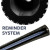 LAMKIN CROSSLINE FULL CORD 58 REMINDER STANDARD GRIP - BLACK/WHITE