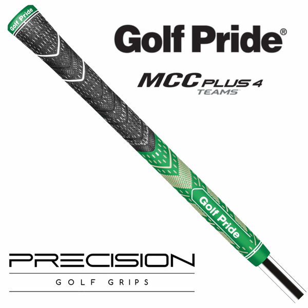 GOLF PRIDE MCC PLUS 4 TEAMS STANDARD GRIP - GREEN/GOLD