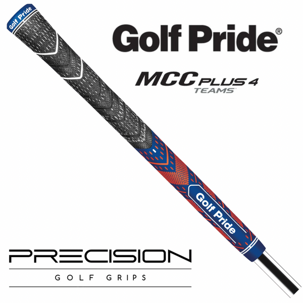 GOLF PRIDE MCC PLUS 4 TEAMS STANDARD GRIP - NAVY/ORANGE