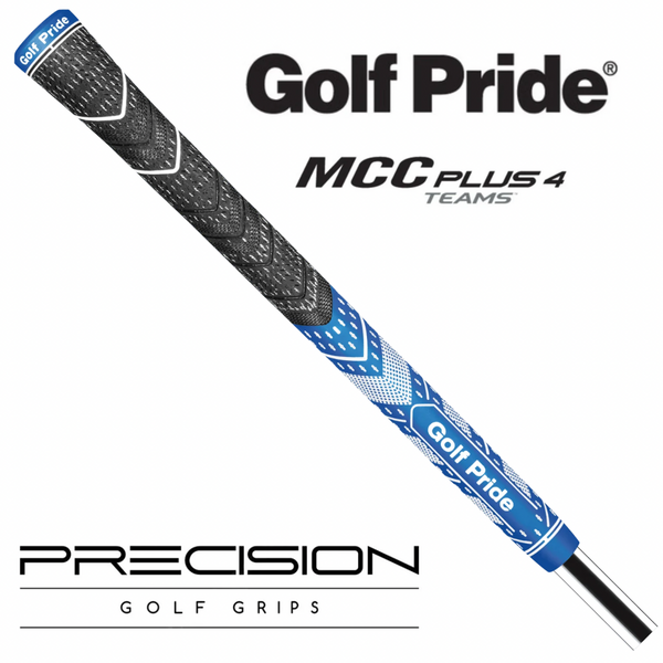 GOLF PRIDE MCC PLUS 4 TEAMS STANDARD GRIP - ROYAL BLUE/WHITE