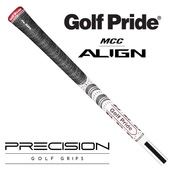 GOLF PRIDE MCC CLASSIC ALIGN STANDARD GRIP - WHITE/RED