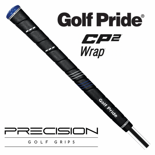 GOLF PRIDE CP2 WRAP STANDARD GRIP - BLACK/ BLUE
