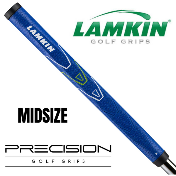 LAMKIN SINK FIT DEEP -V MIDSIZE PUTTER GRIP - BLUE