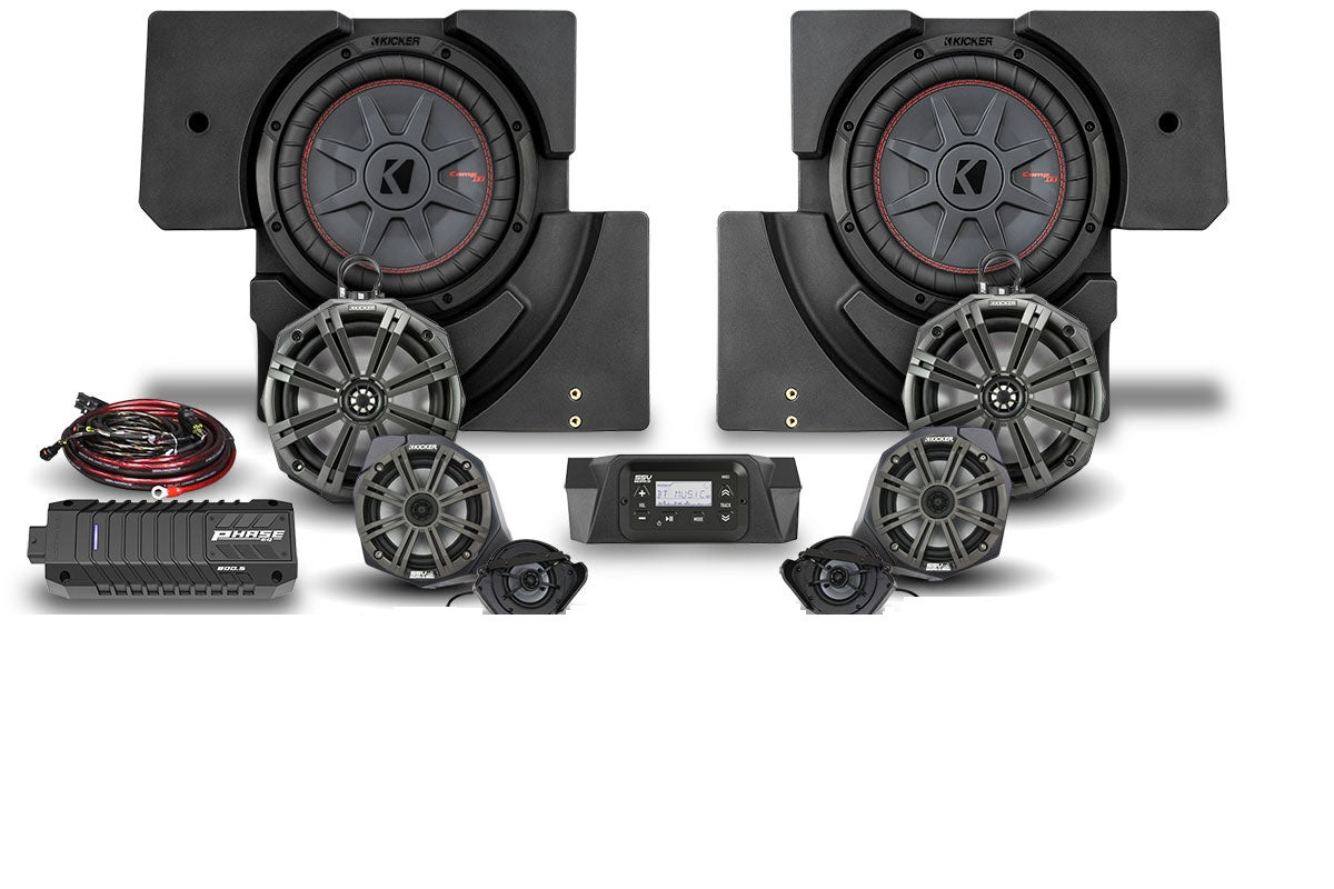 SSV Works Phase X Kicker 8-Speaker Plug-and-Play System for