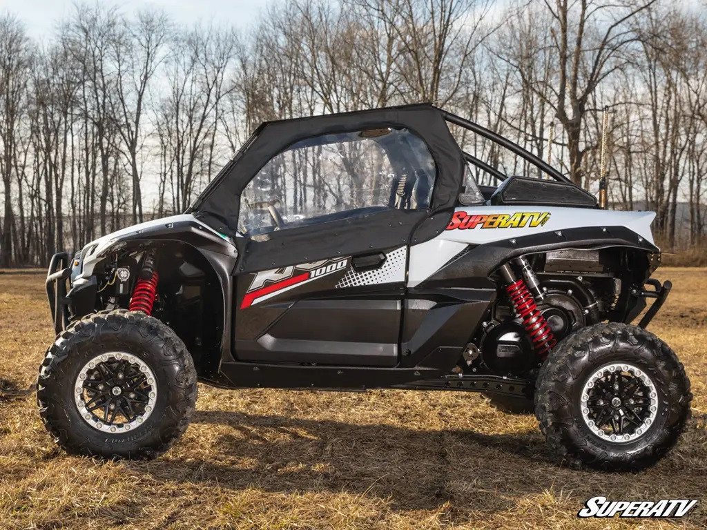 SuperATV Soft Cab Enclosure Upper Doors for Kawasaki Teryx