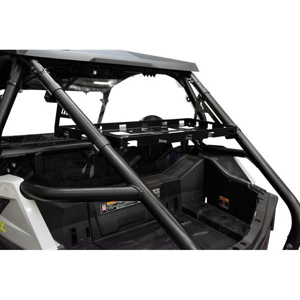 Tusk Rzr 900 Rear Rack Tusk Polaris RZR S900 / S1000 Trail Cargo Rack (Black Powder
