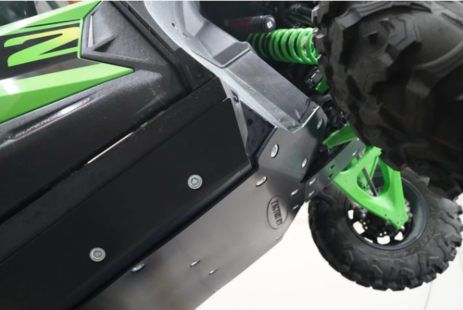 Factory UTV Kawasaki Teryx H2 UHMW Skid Plate & Rock Sliders | 3/8
