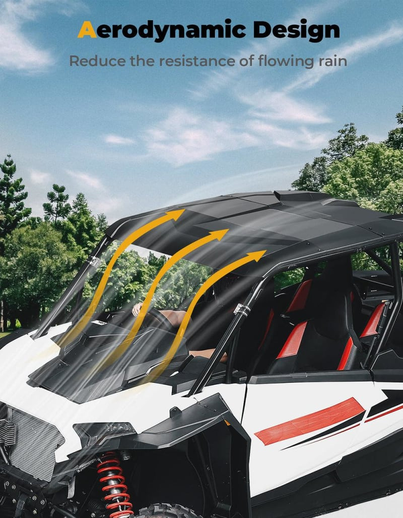 Kemimoto 2024-2025 Polaris Rzr Xp 4 1000 5-in-1 Hard Plastic