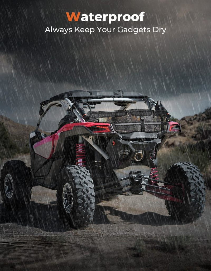 Kemimoto Can-am Maverick X3 / Max Camo Rear Storage Bag - Side By