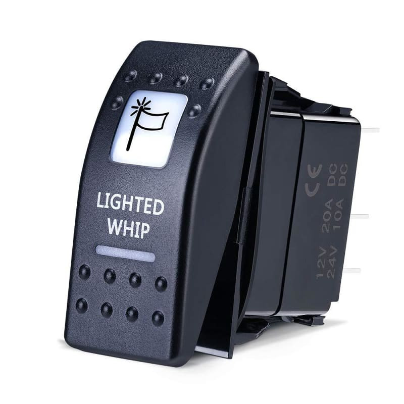 Utv Rocker Switch Types Kemimoto Utv Lighted Whip Illuminated Rocker Switch - Side By Side Sports