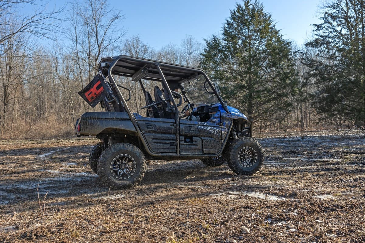 Rough Country Kawasaki Teryx 4WD LED Whip Light Kit - Side By Side