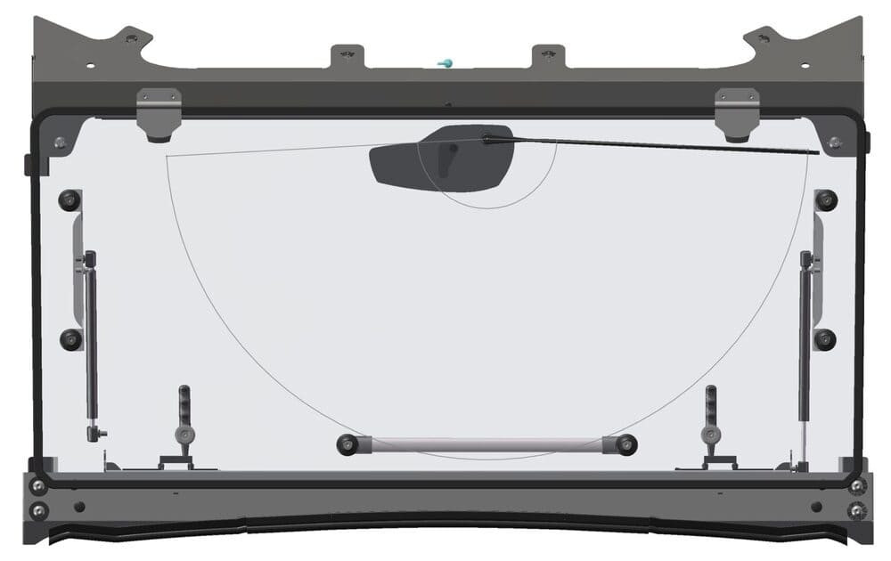 Hard Cabs Kawasaki Mule Pro FXR Wiper & Washer Kit - Side By Side