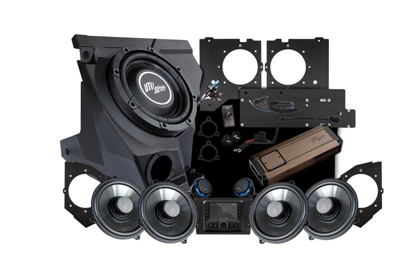Utv Stereo Kawasaki Teryx H2 Elite Stage 6 Stereo Kit - Side By