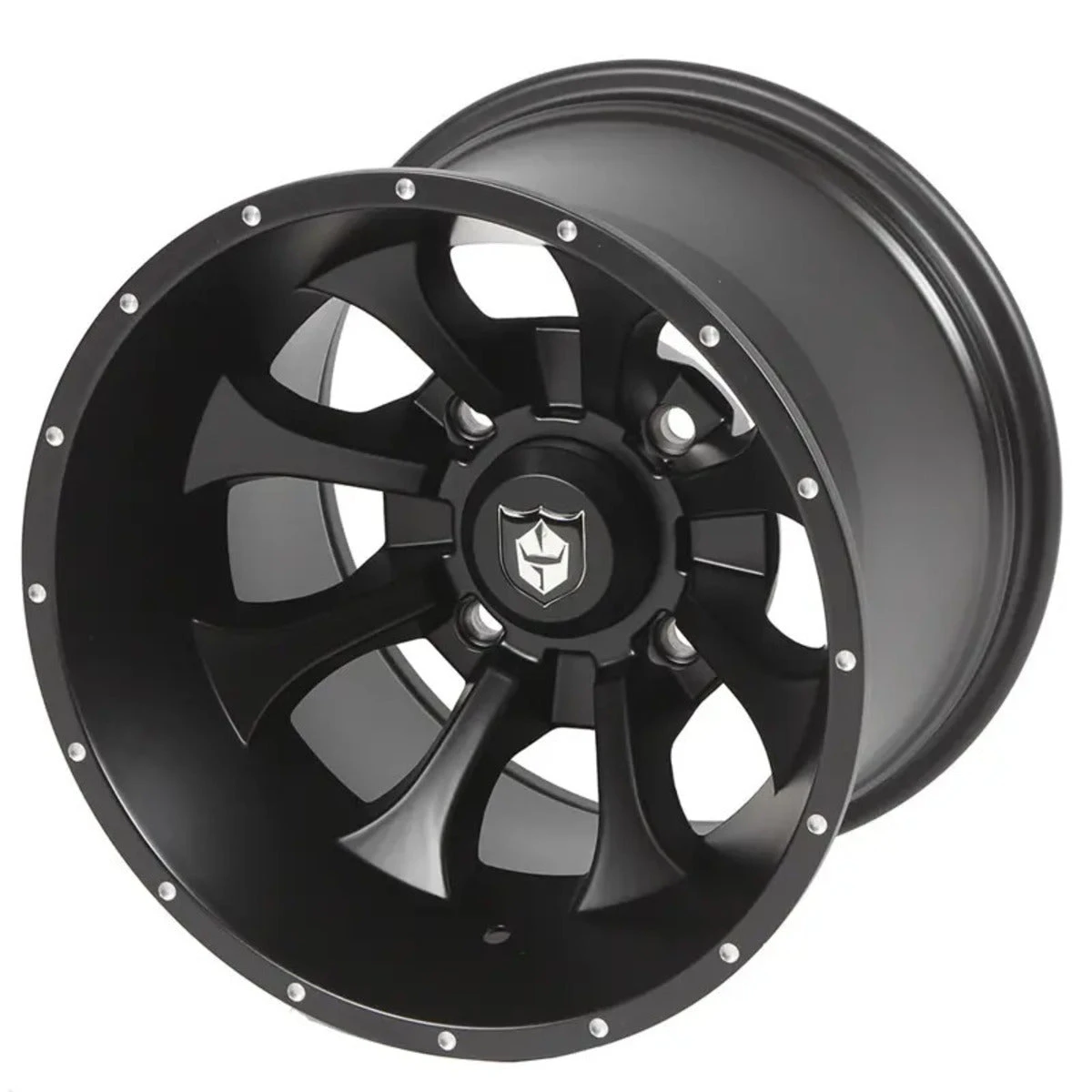 Pro Armor 14x10 (4x137) Knight Wheels Dunes - Black - Side By Side Sports