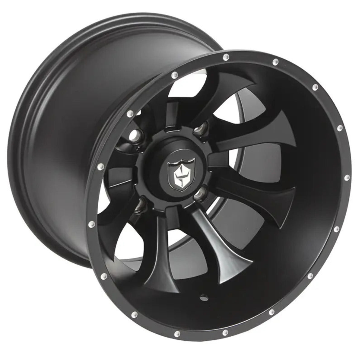 Pro Armor 14x10 (4x156) Knight Wheels Dunes - Black - Side By Side Sports