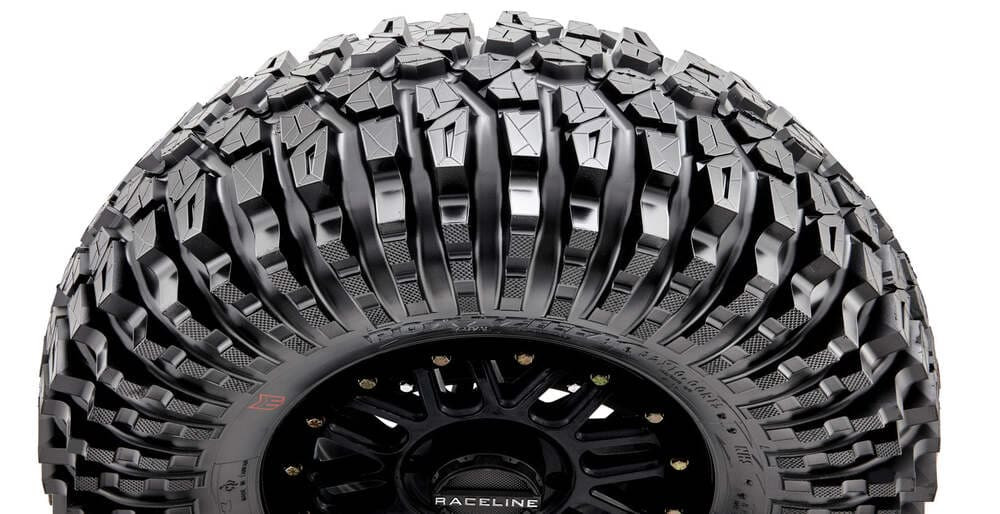 Raceline A71B Black Mamba Beadlock Radial Wheel Tire Kit