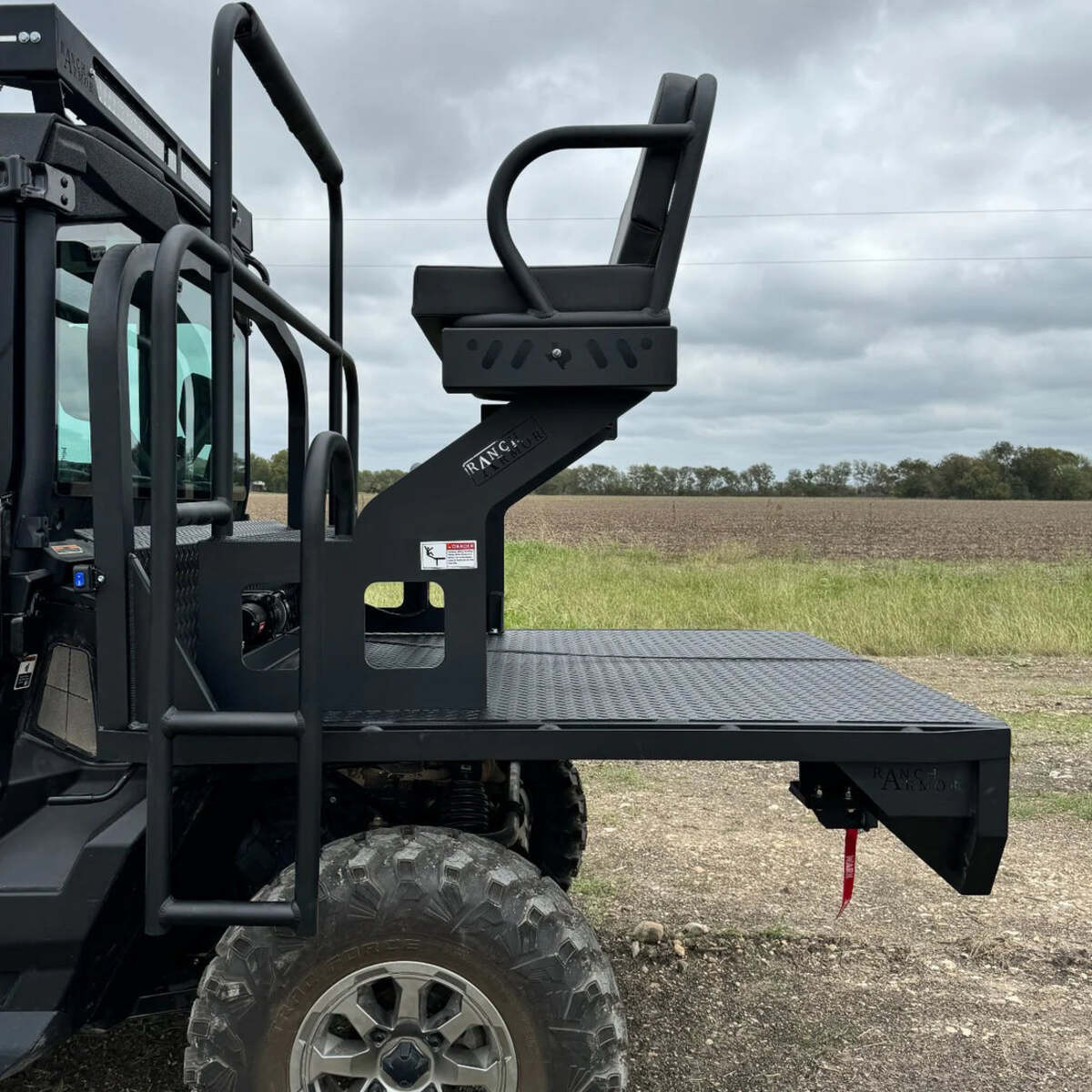 Ranch Armor Flat Bed Aluminum High Seat - Side By Side Sports
