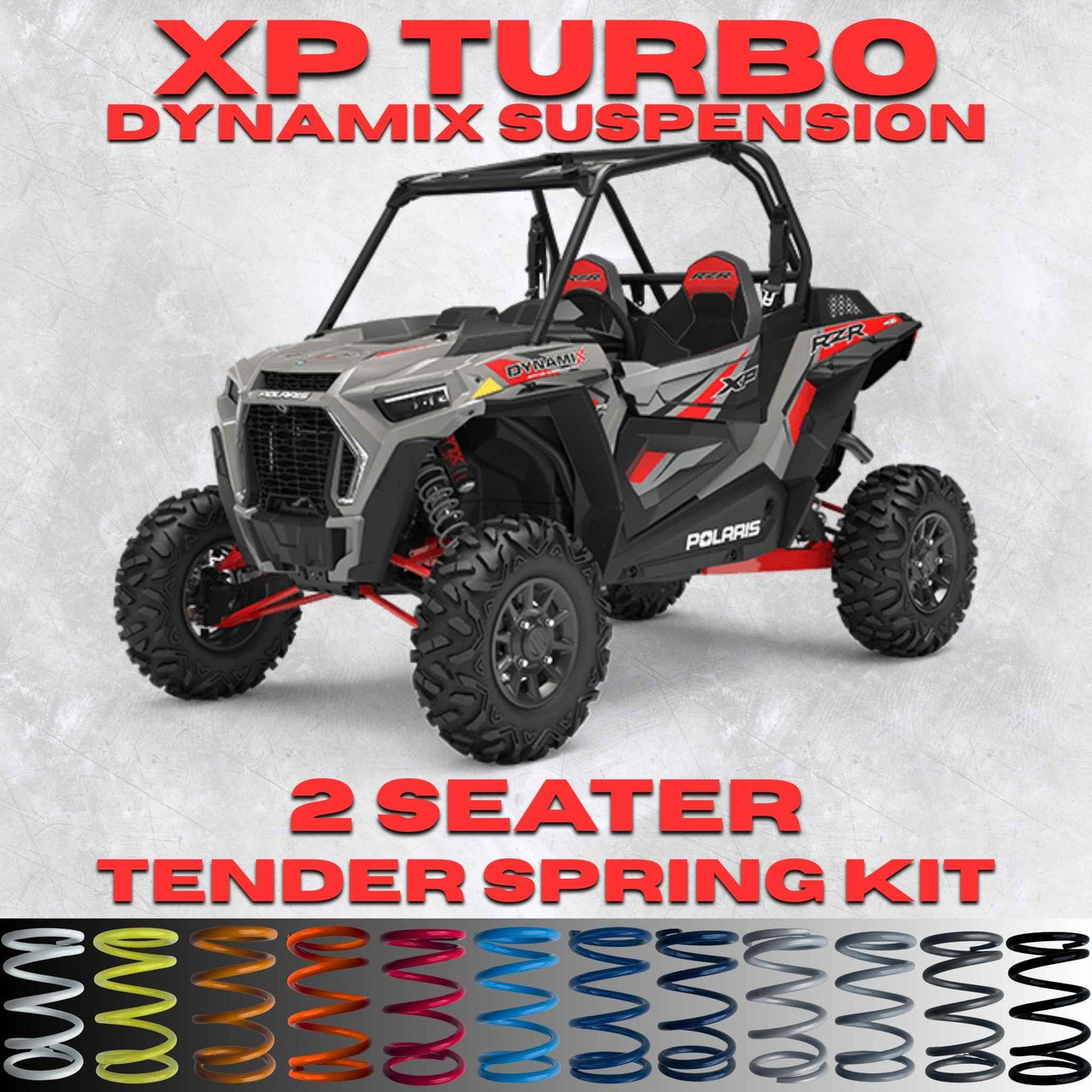 Polaris RZR XP Turbo Dynamix 2-Seat Tender Spring Kit