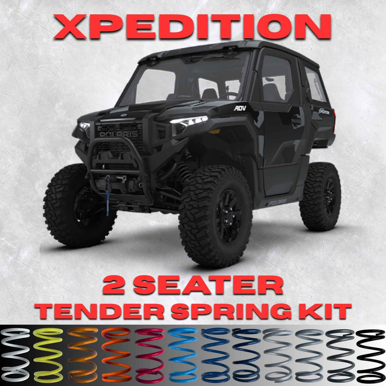 Polaris XPEDITION 2 Seater Tender Spring Kit - Full Kit - Side By