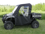 3 Star|2012+ John Deere Gator 550|560|590|Full Cab Enclosure FOR Hard Windshield - JDG550-FCF-BLK