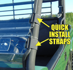 3 Star|2016-2023 Kawasaki Pro DXT|Pro FXT|2 Piece Full Windshield