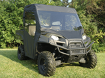 3 Star|2009-2014 Polaris Ranger 500|700|800 (Full Size Models)|Full Cab Enclosure WITH Vinyl Windshield - POLRXP-FCE-BLK