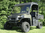 3 Star | 2009-2014 Polaris Ranger 500 | 700 | 800 (Full Size Models) | Vinyl Windshield, Top & Rear Combo - POLRXP-WTR-BLK