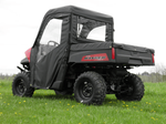 3 Star|2015-2022 Polaris Ranger 570 - Mid Size|Full Cab Enclosure FOR Hard Windshield - POLM57-FCF-BLK