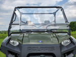 3 Star Industries 2-Piece Windshield with Vent Option for Polaris Ranger 570 Fullsize
