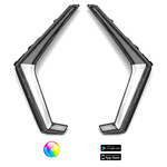 5150 Whips 187 Style RGB RZR Fangs W/ Control Harness