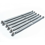 Agency Power Can-Am Maverick X3 Adjustable Radius Rod Rear Set (Silver) - AP-BRP-X3-200-SIL