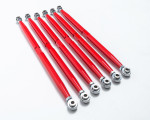 Agency Power Can-Am Maverick X3 Rear Adjustable Radius Rod Set (Red) Agency Power Can-Am Maverick X3 Rear Adjustable Radius Rod Set (Red)
