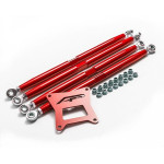 Agency Power Polaris RZR Adjustable Rear Radius Arms (Red) - AP-RZR-200-R