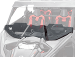 Assault Industries | 2017+ Can-am Maverick X3 | Half Windshield - HWS-CA-X3-001-72