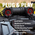 Boss Audio Systems 8" Bluetooth Sound System With RGB