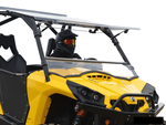 Super ATV 2011+ Can-am Commander Scratch Resistant Flip Windshield - FWS-CA-COM