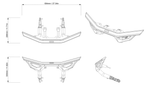 Genuine 2024+ Can-am Maverick R Desert Front Bumper - Color Options