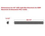 EMP|2017+ Can-am Maverick X3|X3 Max|LED Light Bar Bracket Set