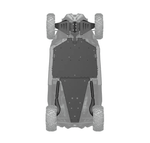 Genuine Can-am|2017+ Can-am Maverick X3|X3 MAX|HMWPE Front Skid Plate - 715003933