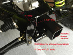 EMP Can-Am Maverick XDS|Turbo|DS Rear Receiver / Winch Mount